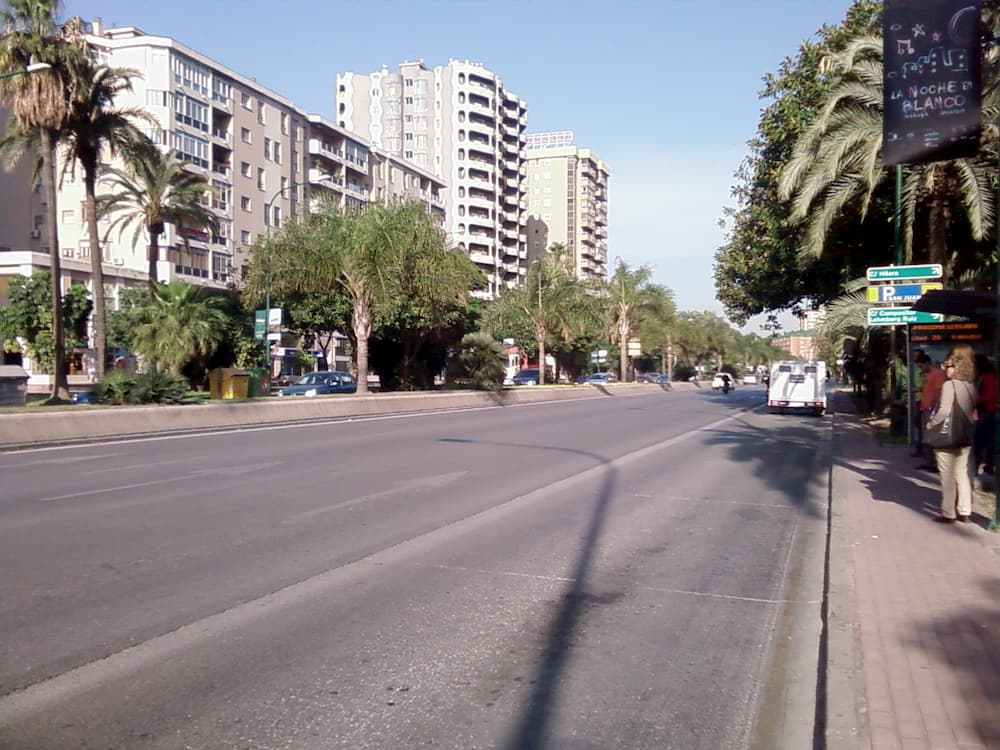 Zonas con más accidentes en Málaga Avenida Andalucía Málaga